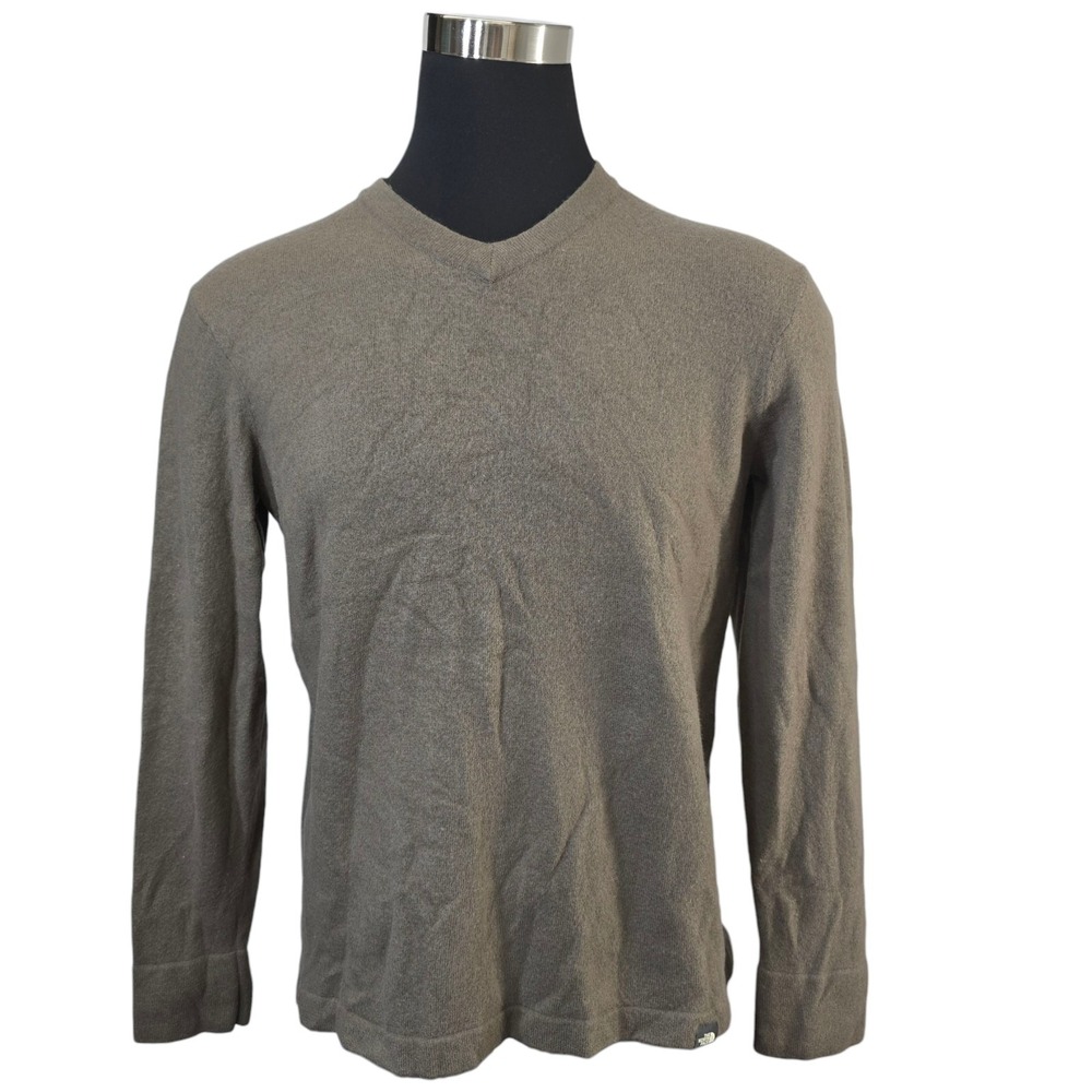 The North Face Mens Pullover Sweater Jumper Wool Blend Knit‎ V Neck Size XL